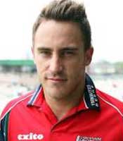 Faf du Plessis got the Man of the Match award