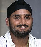 Harbhajan Singh took 2 for 18 in 4 overs