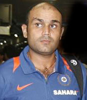 Virender Sehwag got the Man of the Match award